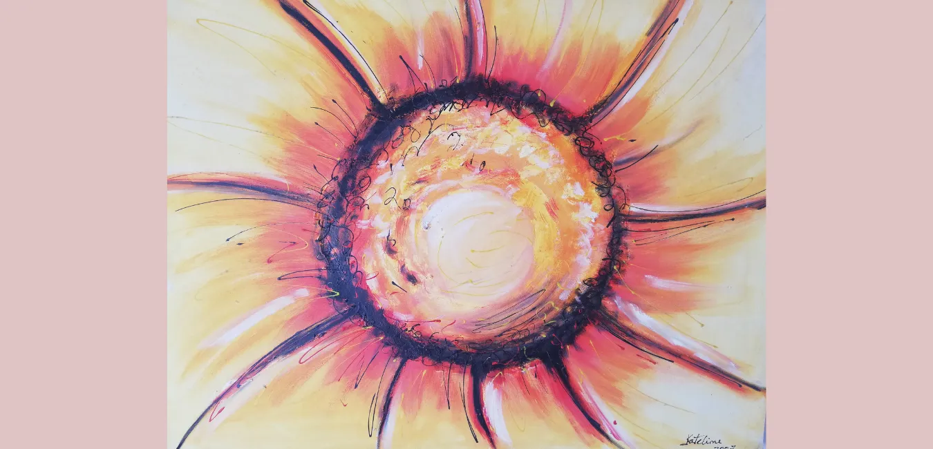 Pintura de um sol